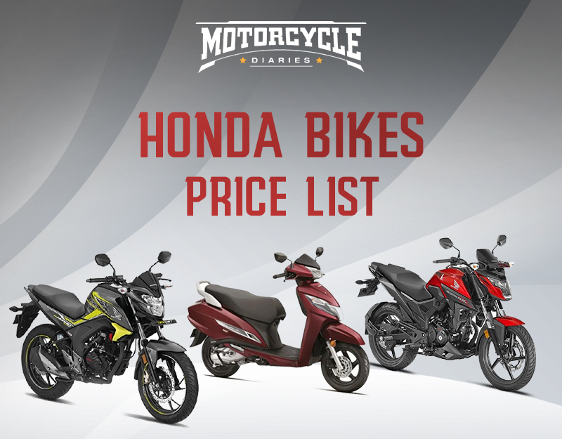 honda bikes price list 2019